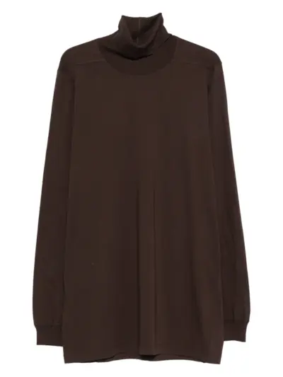 Rick Owens Surf long-sleeve top - Brown