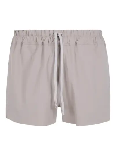 Rick Owens drawstring-waist swim shorts - Neutrals