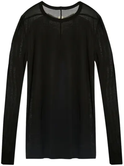 Rick Owens round-neck T-shirt - Black