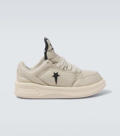Rick Owens x Converse Turbowpn leather sneakers