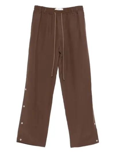 Song For The Mute drawstring-waist trousers - Brown