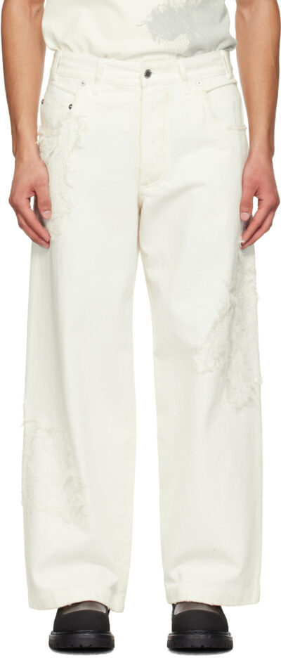 Song for the Mute Off-White TKL Edition Faded Jeans