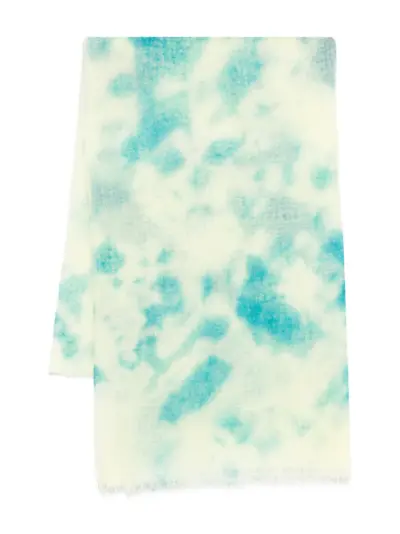 Suzusan tie-dye scarf - Neutrals
