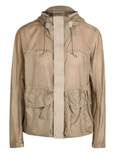 Ten C Skye hooded flap-pocket jacket - Neutrals