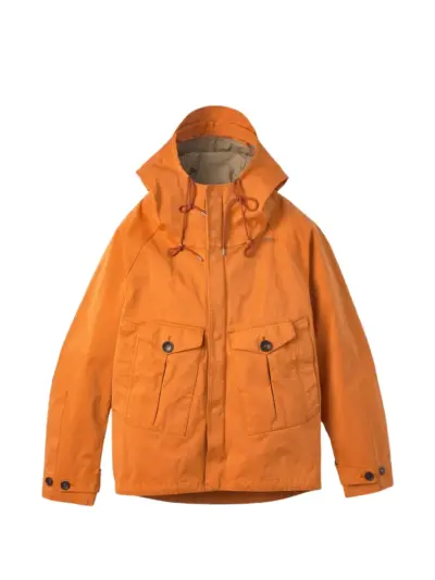 Ten C button-cuff parka - Orange