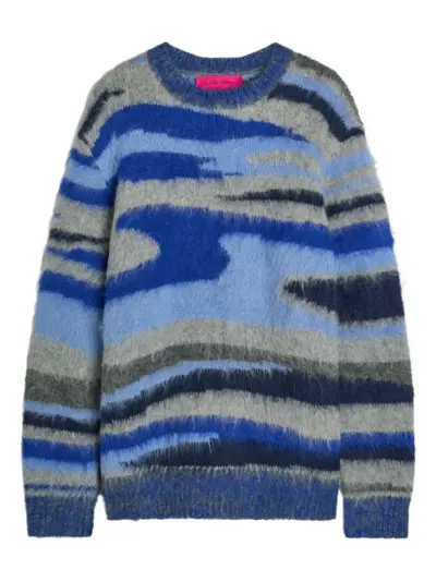 The Elder Statesman Topo jacquard sweater - Blue