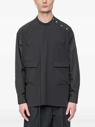 The Viridi-Anne crew-neck shirt - Black