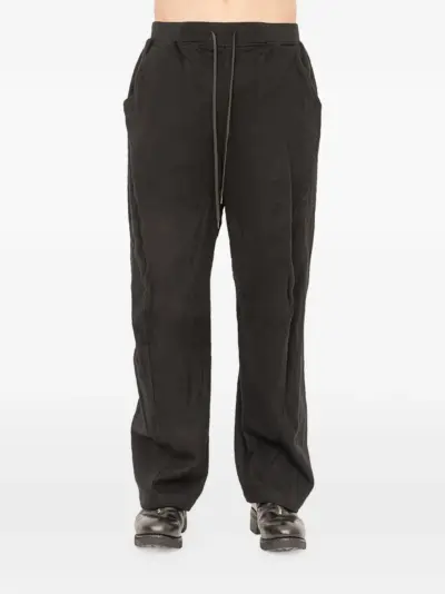 The Viridi-Anne drawstring-fastening trousers - Black