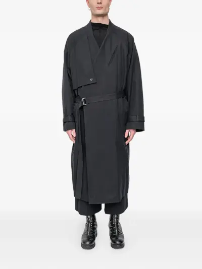 The Viridi-Anne single-breasted trench coat - Black
