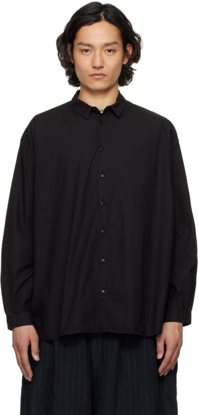 Toogood Black 'The Draughtsman' Shirt