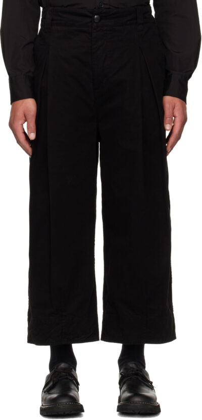 Toogood Black 'The Etcher' Trousers