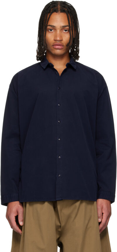 Toogood Navy 'The Draughtsman' Shirt