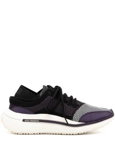 Y-3 Qisan knitted low-top sneakers - Black