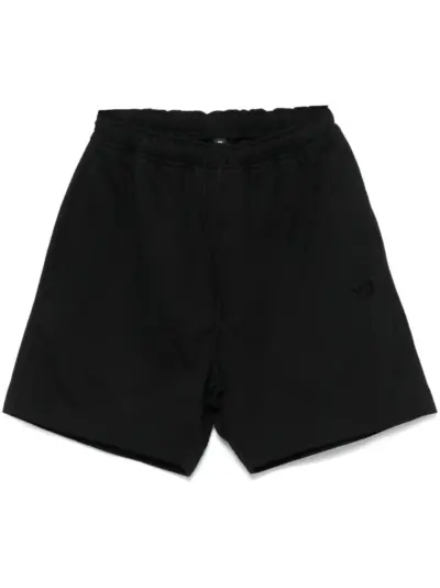 Y-3 french terry track shorts - Black
