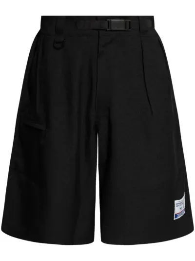 Y-3 logo shorts - Black