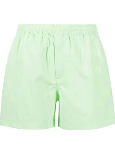 Y-3 slim-cut swim shorts - Green