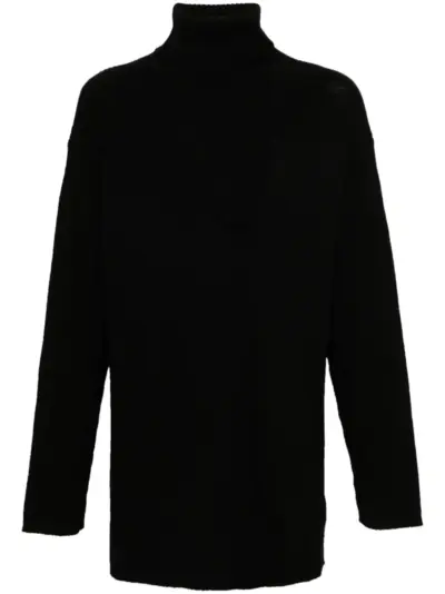 Yohji Yamamoto ribbed-knit sweater - Black