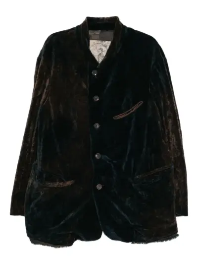 Ziggy Chen cotton dyed blazer - Blue