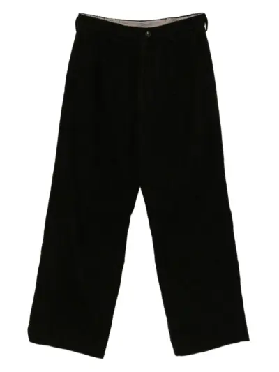 Ziggy Chen textured trousers - Black