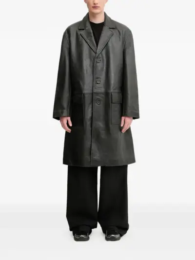 1017 ALYX 9SM leather coat - Black