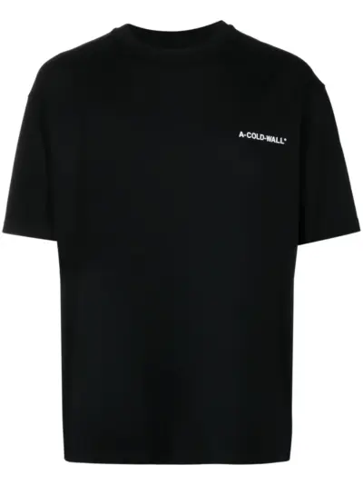 A-COLD-WALL* logo-print cotton T-shirt - Black