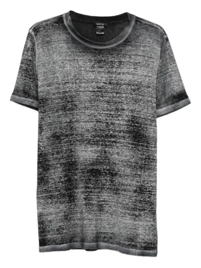 Avant Toi round-neck graphic T-shirt - Grey