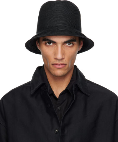 CASEY CASEY Black Braided Hat