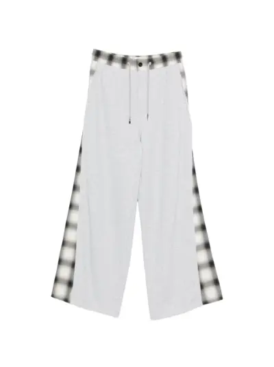 Feng Chen Wang side-detail track pants - Grey