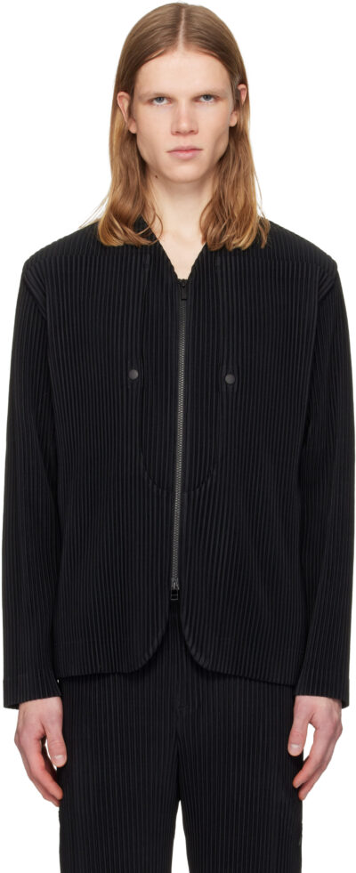 HOMME PLISSÉ ISSEY MIYAKE Black Quarry Jacket