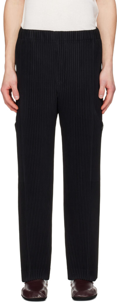 HOMME PLISSÉ ISSEY MIYAKE Black Quarry Trousers