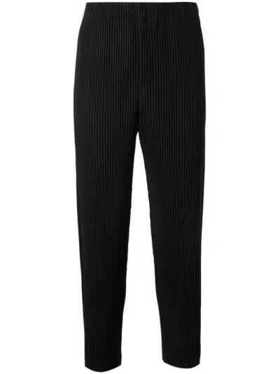 Homme Plissé Issey Miyake pleated trousers - Black