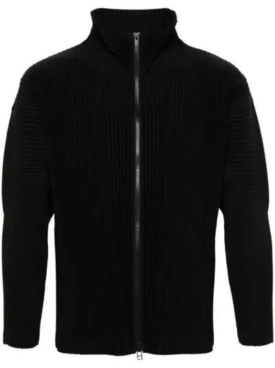 Homme Plissé Issey Miyake plissé-effect jacket - Black