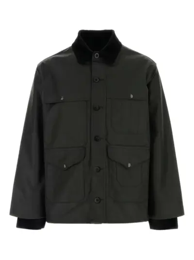 Junya Watanabe MAN check-pattern jacket - Black
