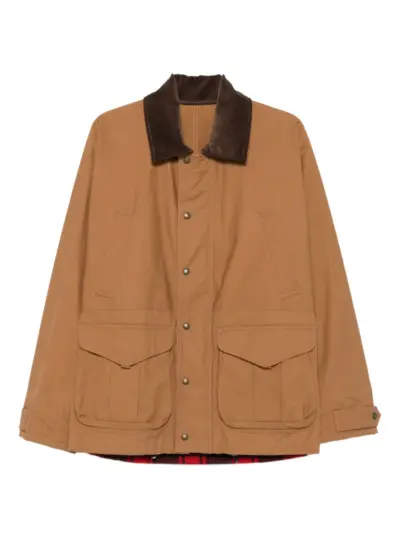Junya Watanabe MAN corduroy shirt jacket - Neutrals
