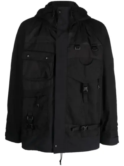 Junya Watanabe MAN hybrid backpack utility jacket - Black