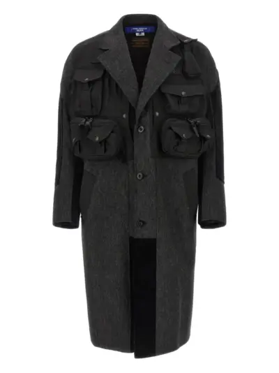 Junya Watanabe MAN single-breasted coat - Black