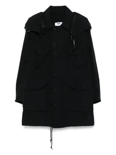 Junya Watanabe MAN x C.P. Goggles-deailed parka - Black