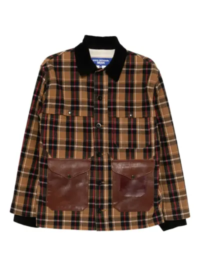 Junya Watanabe MAN x Filson checked flannel jacket - Neutrals