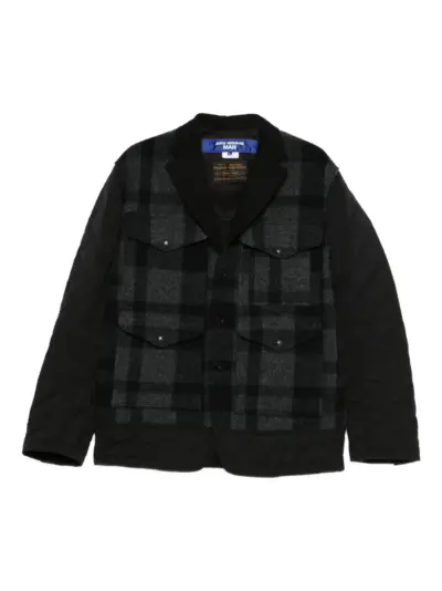 Junya Watanabe MAN x Filson quilted plaid jacket - Black