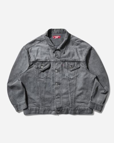 Junya Watanabe Men s Levi's Selvedge Denim Trucker Jacket Grey