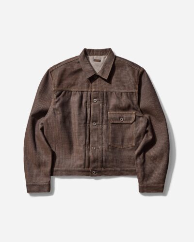 KAPITAL Men s Century Denim 1st Jacket Persimmon / Indigo