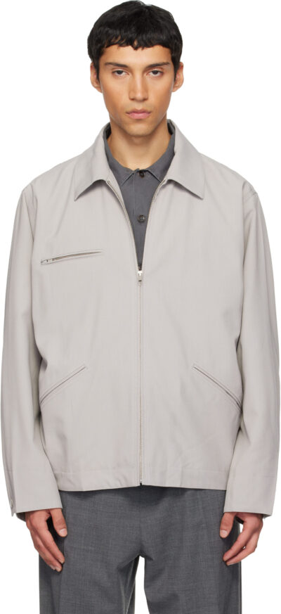 MM6 Maison Margiela Gray Sports Jacket