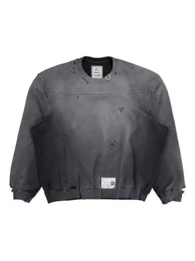 Maison MIHARA YASUHIRO crew-neck sweater - Grey