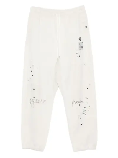 Maison MIHARA YASUHIRO graphic-print trousers - Neutrals