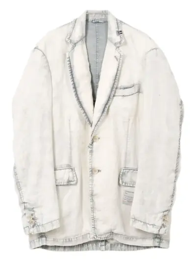 Maison MIHARA YASUHIRO single-breasted blazer - White