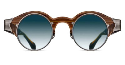 Matsuda 10605h - Antique Silver / Blue Gradient Sunglasses