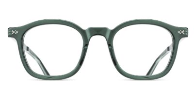Matsuda M2068 - Bottle Green / Brushed Silver Rx Sunglasses
