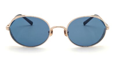 Matsuda M3137 - Brushed Gold / Navy Sunglasses