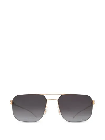 Mykita Rhys geometric-frame sunglasses - Gold
