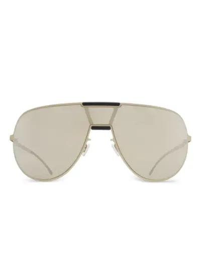 Mykita metal-frame mirrored sunglasses - Neutrals